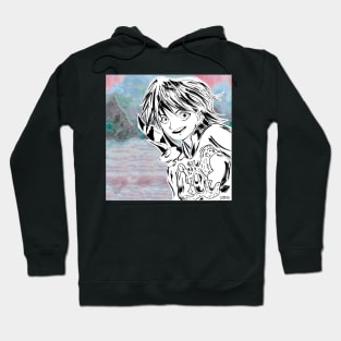 anime girl in wondering wonder journey ecopop Hoodie